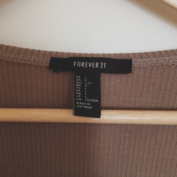 Beige/Brown DIY top/worn once - Picture 2 of 2